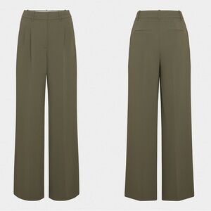 Aritzia Green Effortless Pant, Wider - Crepette
